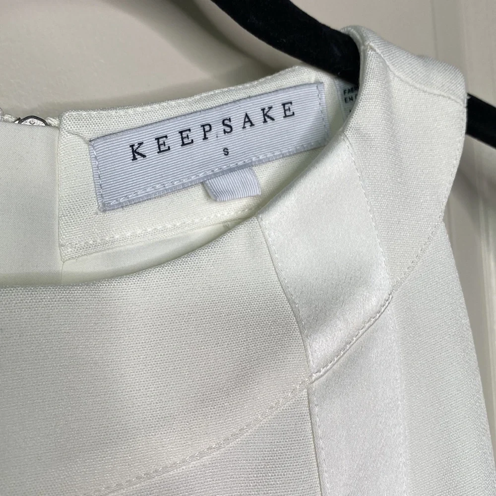 KEEPSAKE Maybe Not Dress Ivory Small